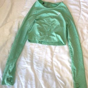 GymShark long sleeve crop top